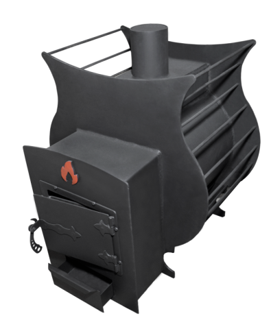 Печь банная Онега 18 (уголь, до 18 м3, металлическая дверка, 6 мм)