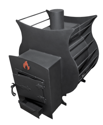 Печь банная Онега 18 (уголь, до 18 м3, металлическая дверка, 6 мм)