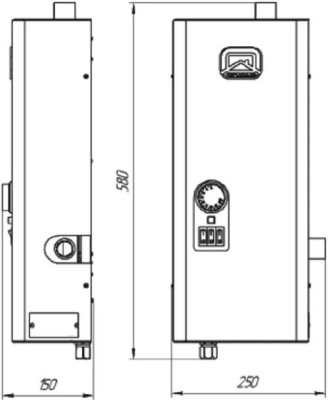 Электрокотел СПУТНИК-6 белый Теплодар1