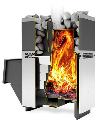 Печь для бани и сауны Русь 12 ЛНЗП ПРОФИ сх