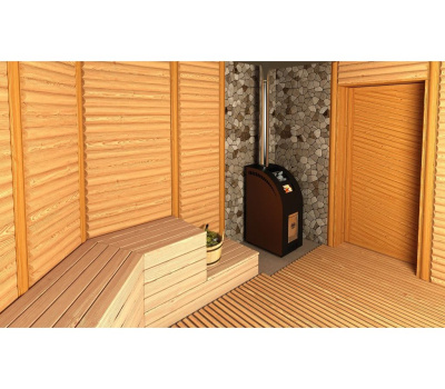 Банная печь Лагуна 22 ТК Панорама2