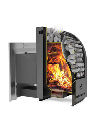 Банная печь Каскад 12 Т Панорама1
